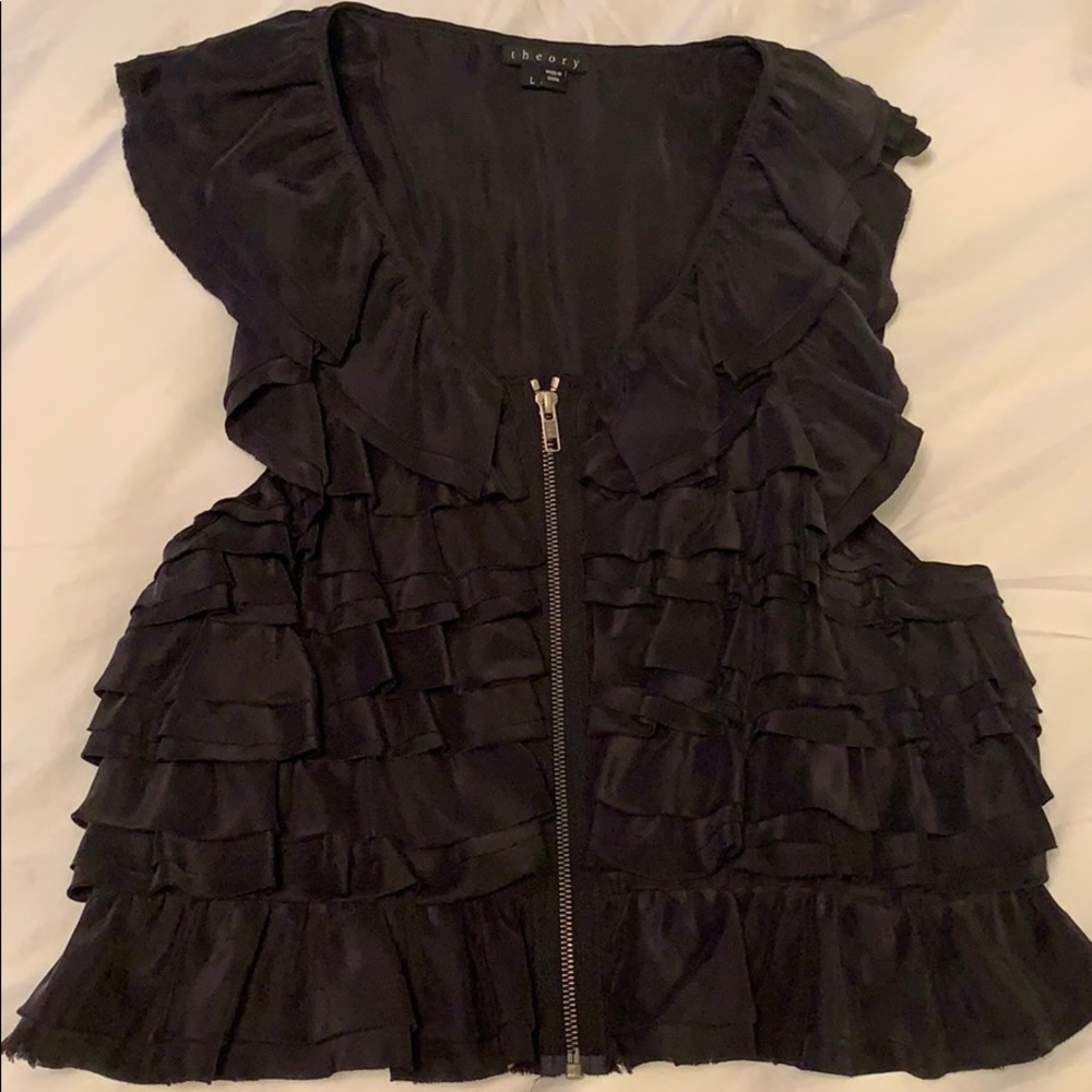Theory Ruffled Vest